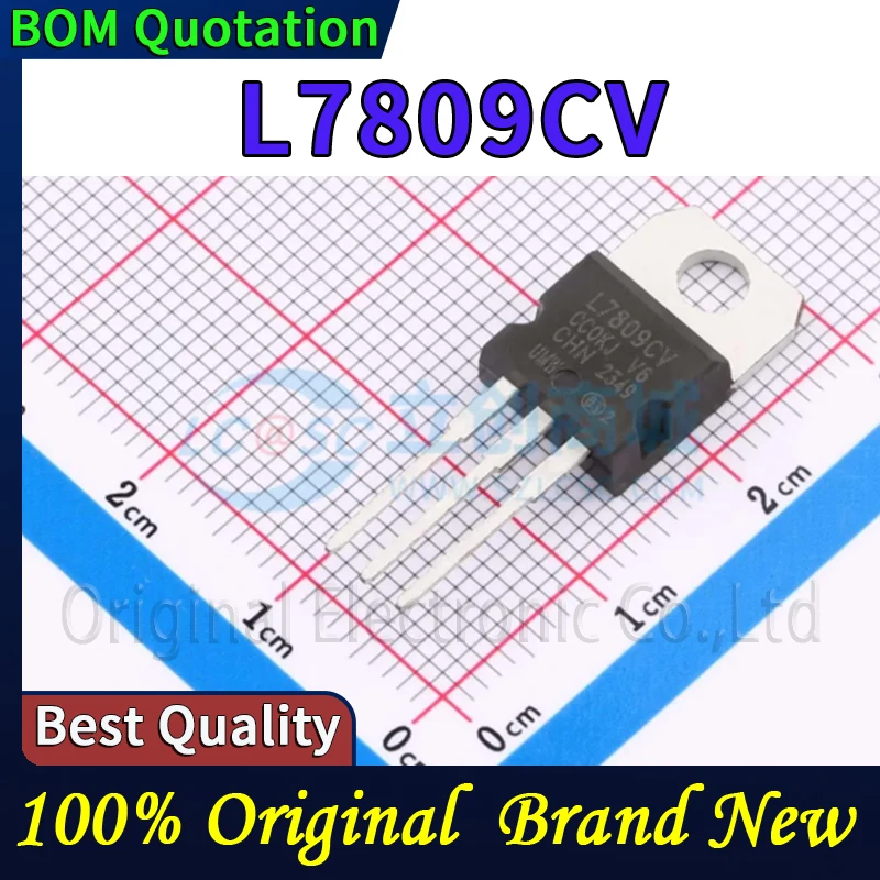 

10шт L7809CV В наличии Оригинальные высококачественные компоненты