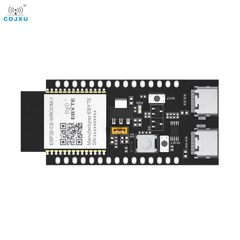 2.4GHz ESP32-C6 Bluetooth WiFi Test Kit BLE5.3 WiFi6 COJXU ESP32-C6-WROOM -1-TB With USB Interface ESP32 Test Board Easy Use