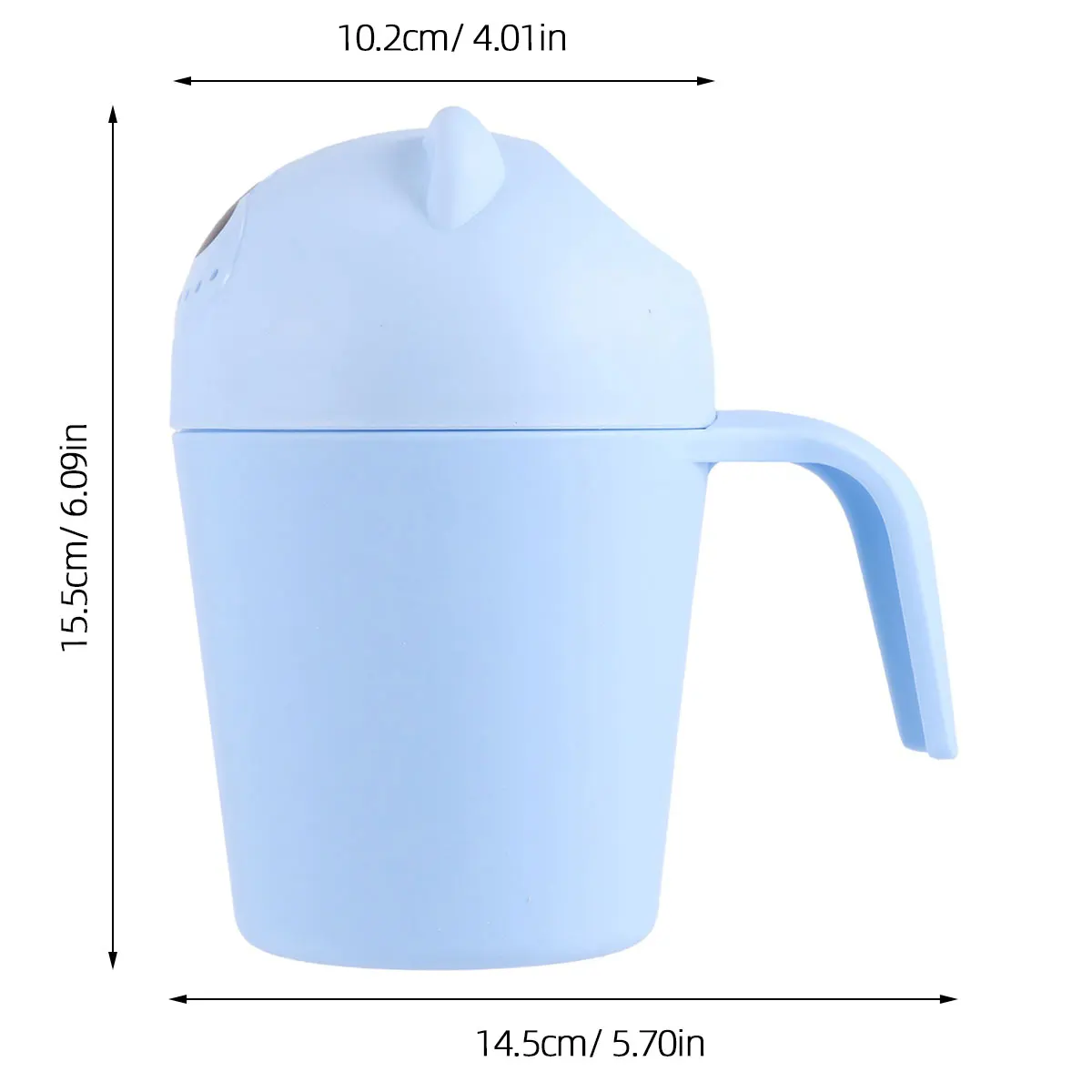 

Spoon Scoops Bath Cup for Rinsing Hair Rinse Kid Baby Toddler Rinser Mug Cartoon