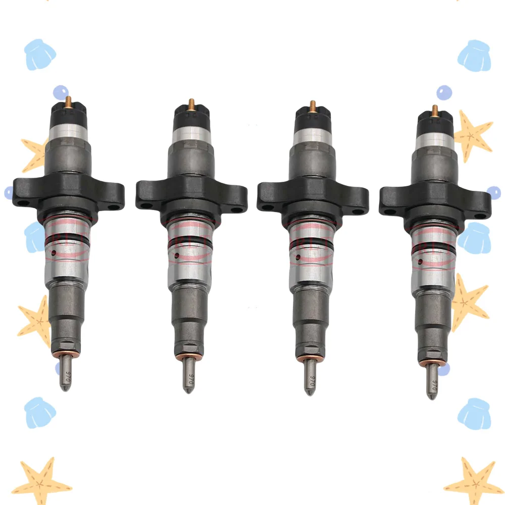 

4 шт. 445120132 Форсунка топлива 0 445 120 132 Автоматическая дизельная форсунка 0445 120 132 Форсунка в сборе 0445120132 для Cummins 4 945 381