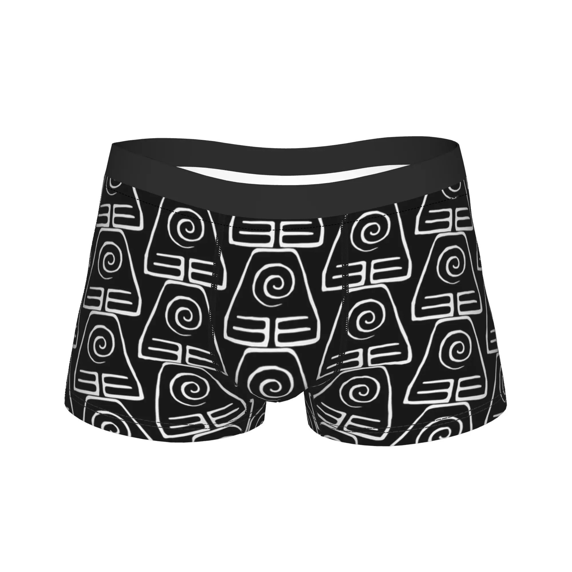 Element Earth Avatars the Last Airbender Underwear  Print Boxer Shorts Hot Sale Male Underpants Novelty Boxer Brief Gift