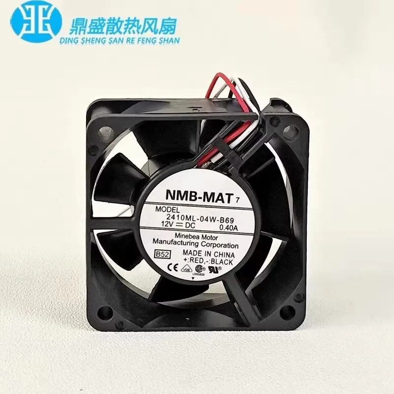 

Оригинальный вентилятор для охлаждения корпуса 6CM 60*60*25MM 12V 0.40A с двойным шарикоподшипником 2410ML-04W-B69