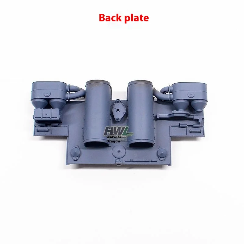 ملحقات خزان Henglong نوع النمر 3818-1 هيكل السيارة البلاستيكي، سطح السيارة، سطح البرج، الجزء السفلي، أنبوب المسدس التليسكوبي #4