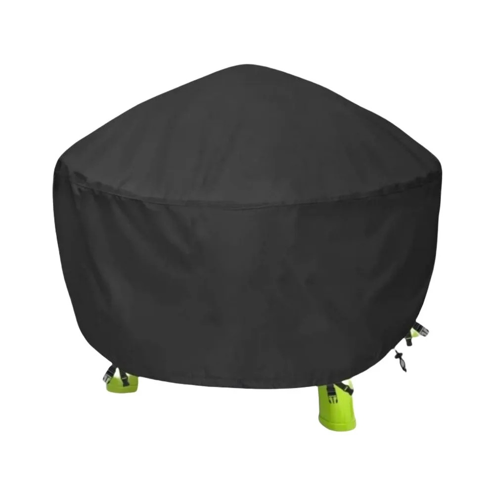 Waterproof Round Cover Compatible with For Splash Tower Sand Tables Water Tables 34 Inch 210D 420D Oxford Cloth Black