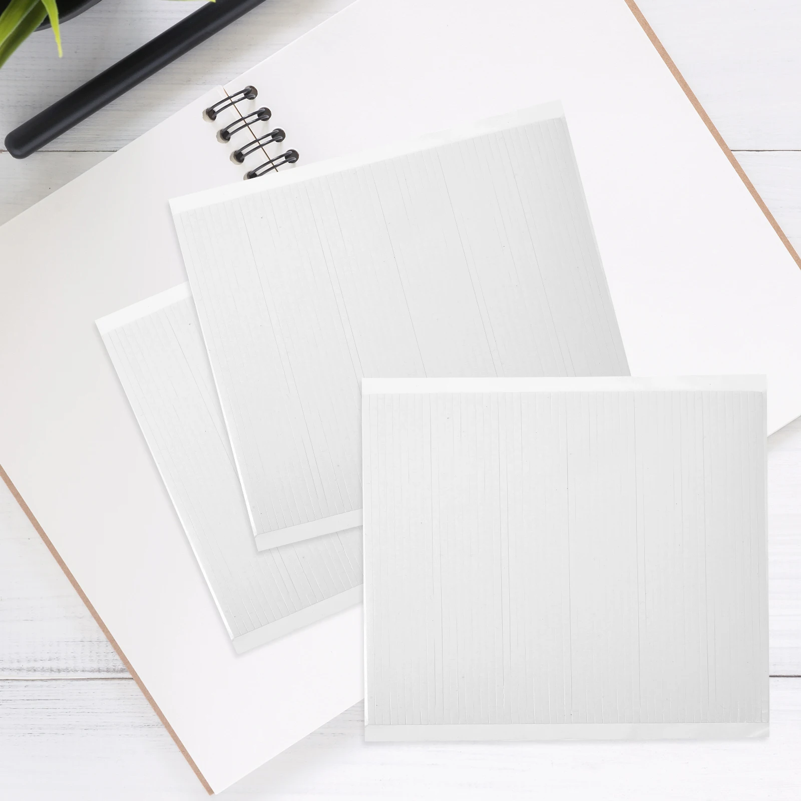 

VILLFUL 10 Sheets Double Sided Foam Tape Adhesive Mounting Strips Strong Sticky Dual Purpose Tapes for Crafts and Home Use