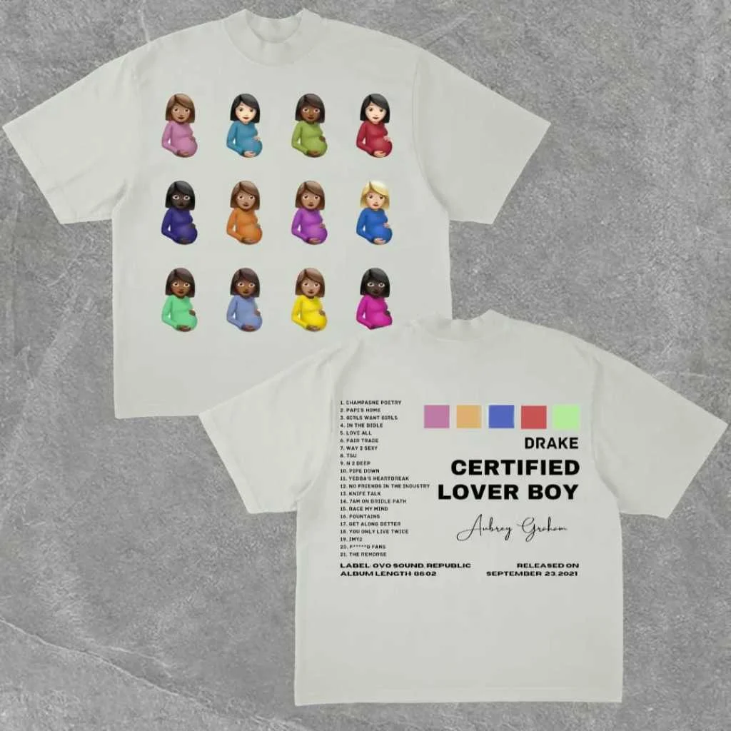 

Футболка Plus Size Street Hype Culture CLB Album Boy Lover DRAKE American Hip Hop Rock с коротким рукавом Певица Мужчины Женщины Уличные топы