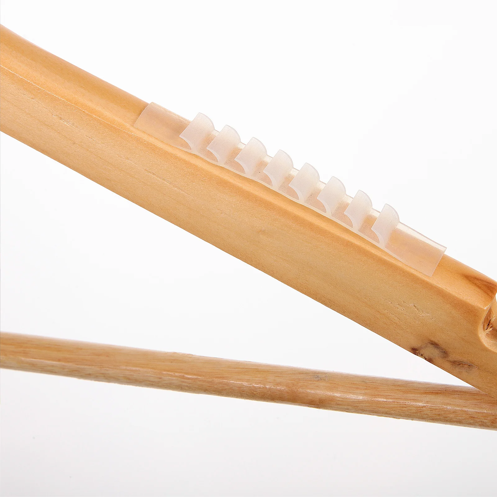 

100Pcs Silicone Anti-Slip Hanger Grip Strips Non-Skid Adhesive Clothes Hanger Strips Practical for Everyday Use