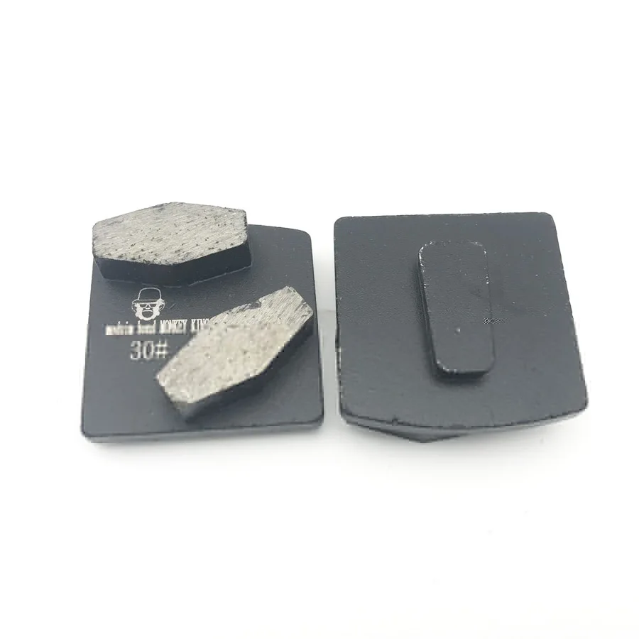 9 PCS Redi Lock Diamond Grinding Shoes Disc Puck Scraper Segment for Concrete cement Terrazzo for Husqvarna Grinder Machine