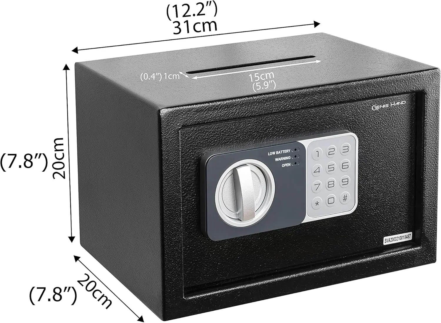 \u2013 Time Lock Safe Weekly/Daily Timer \u2013 B-Klasse Lock \u2013 Anti Bounce-Technologie