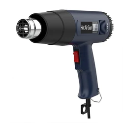 2000W Heat Gun Professional Hot Air Gun Adjustable Temperature 220v 4 Nozzles for DIY Stripping Paint Shrinking PVC and Home