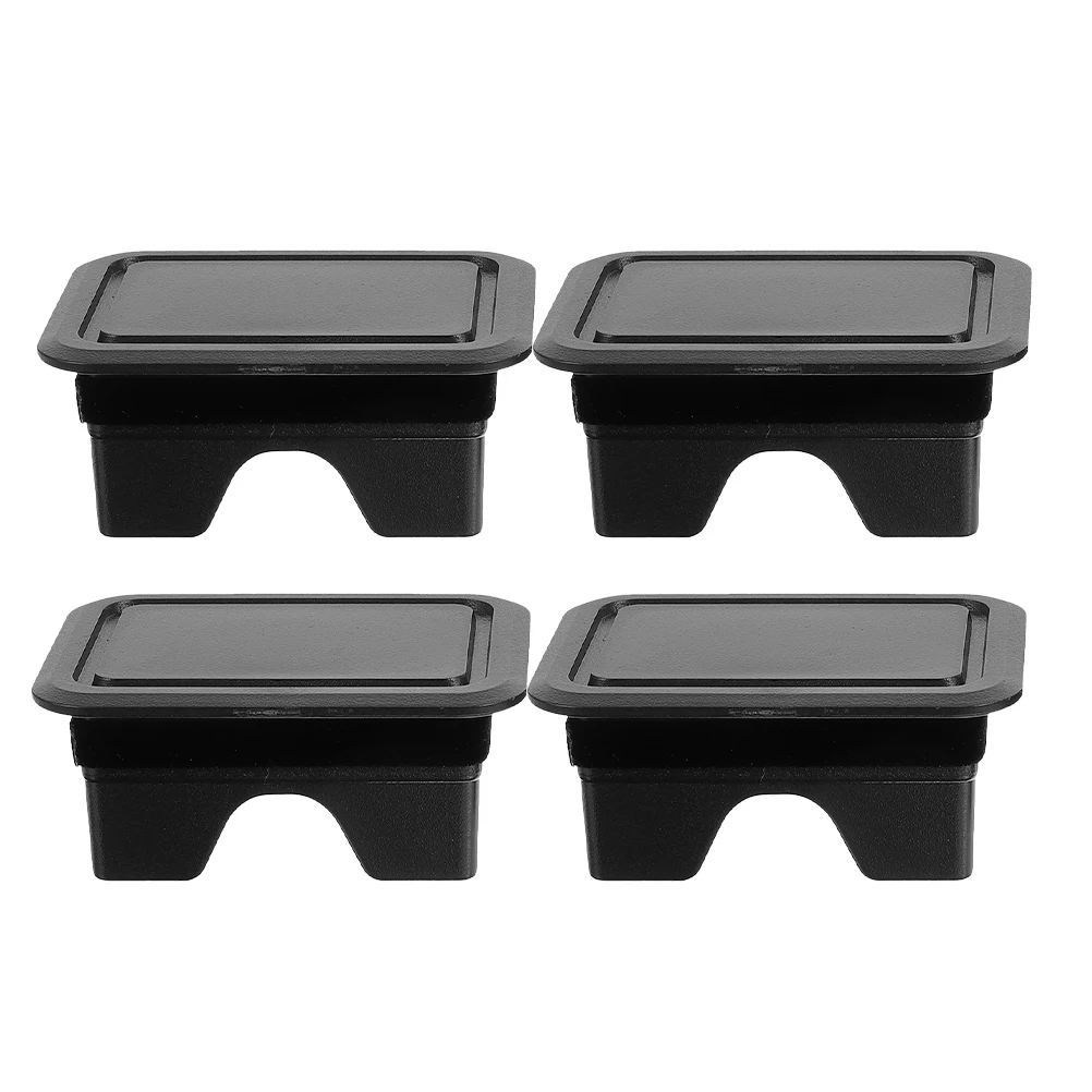 

2 Pairs Box Hole Plug Plastic Bed Rail Stake Pocket Covers Ram Bed Rail Stake Plugs 1500 2500 19-21 Protective Truck Supply