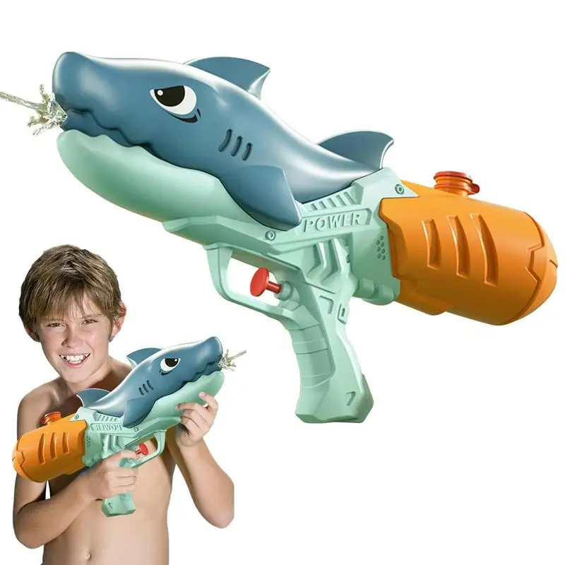 

Outdoor Water Fight Toys Shark Press Toys Water Spray Toys With Non-Slip Handle For Swimming Pool Beach