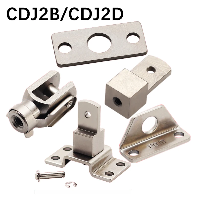 Mini Cylinder CDJ2B CDJ2D Joint Mounting Bracket LB /CJ /Y /I /FA -Bore 6mm/10mm/16mm CJ-F010C CJ-L016C CJ-T016C Y-J010C I-J016C