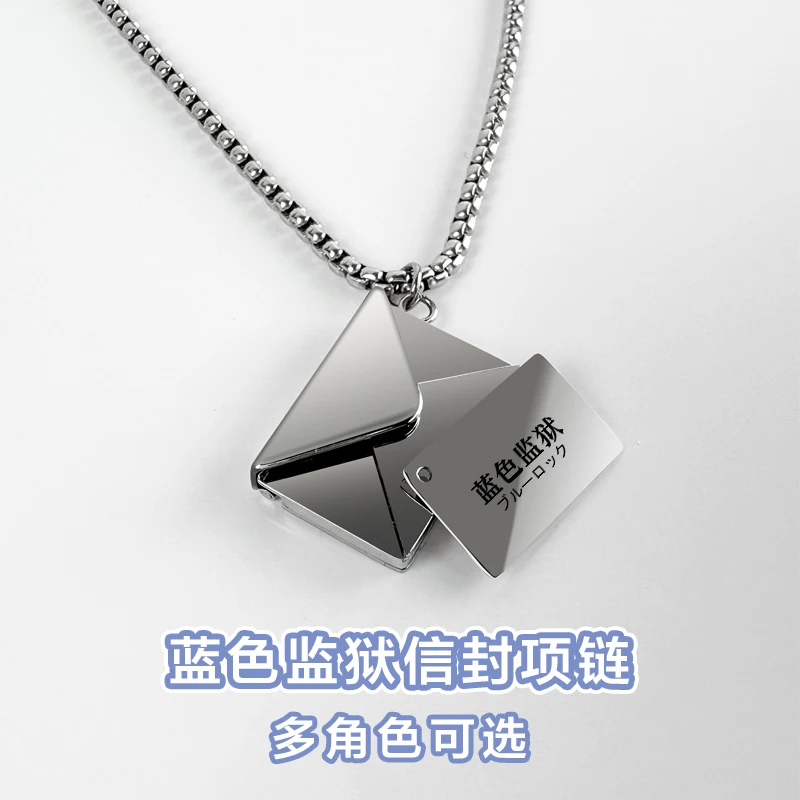 

Anime BLUE LOCK Chigiri Hyoma Nagi Seishiro Isagi Yoichi Cosplay Envelope NecklaceI Ndividuality Creativity Accessory Ambitus