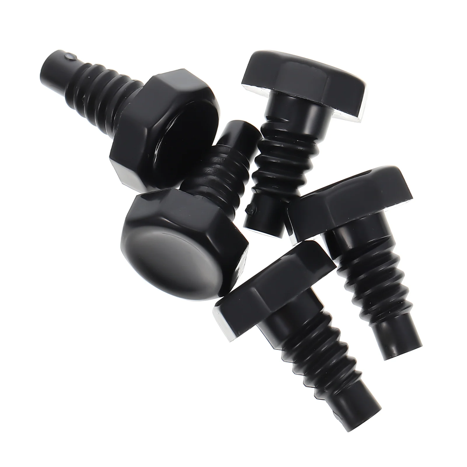 5 Pcs Pool Cue Billiard Parts Protector End Stopper Supplies Plastic Replacement Sleeve Cap