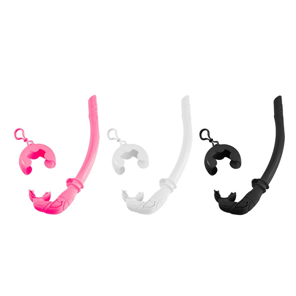 Silicone Foldable Snorkel Tube Snorkel Women Men Roll Up Snorkel Wet Breathing Tube for image 3