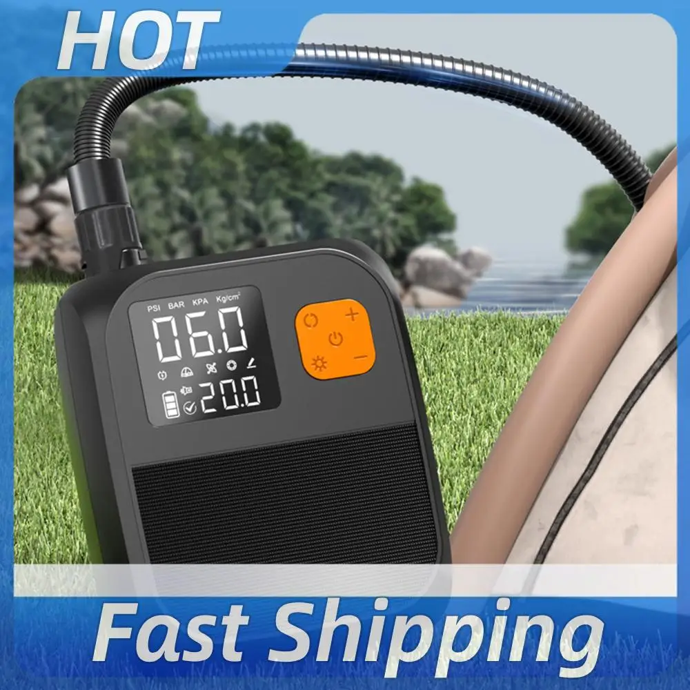 

SUP Air Pump Rechargeable Electric Paddle Board Pump 25PSI SUP Pump for Paddle Board Inflatable Boats