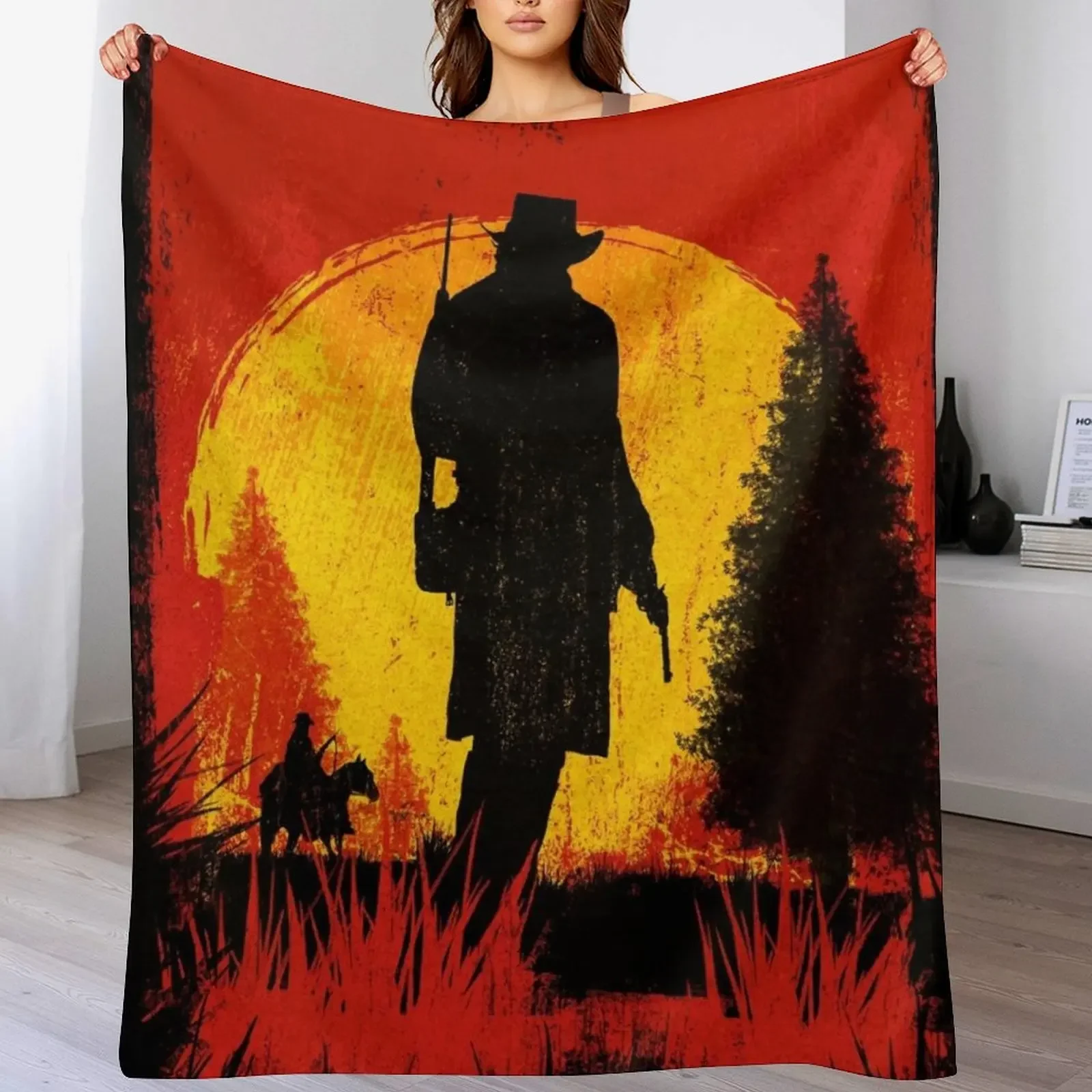 

RDR Throw Blanket Warm Tourist Decorative Sofas Luxury Brand Blankets