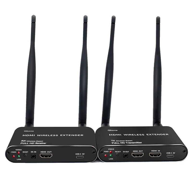 200 м беспроводной HDMI-передатчик и удлинитель приемника 1080P 4K адаптер видеодисплея для камеры ТВ-приставки ноутбука ПК к ТВ-проектору