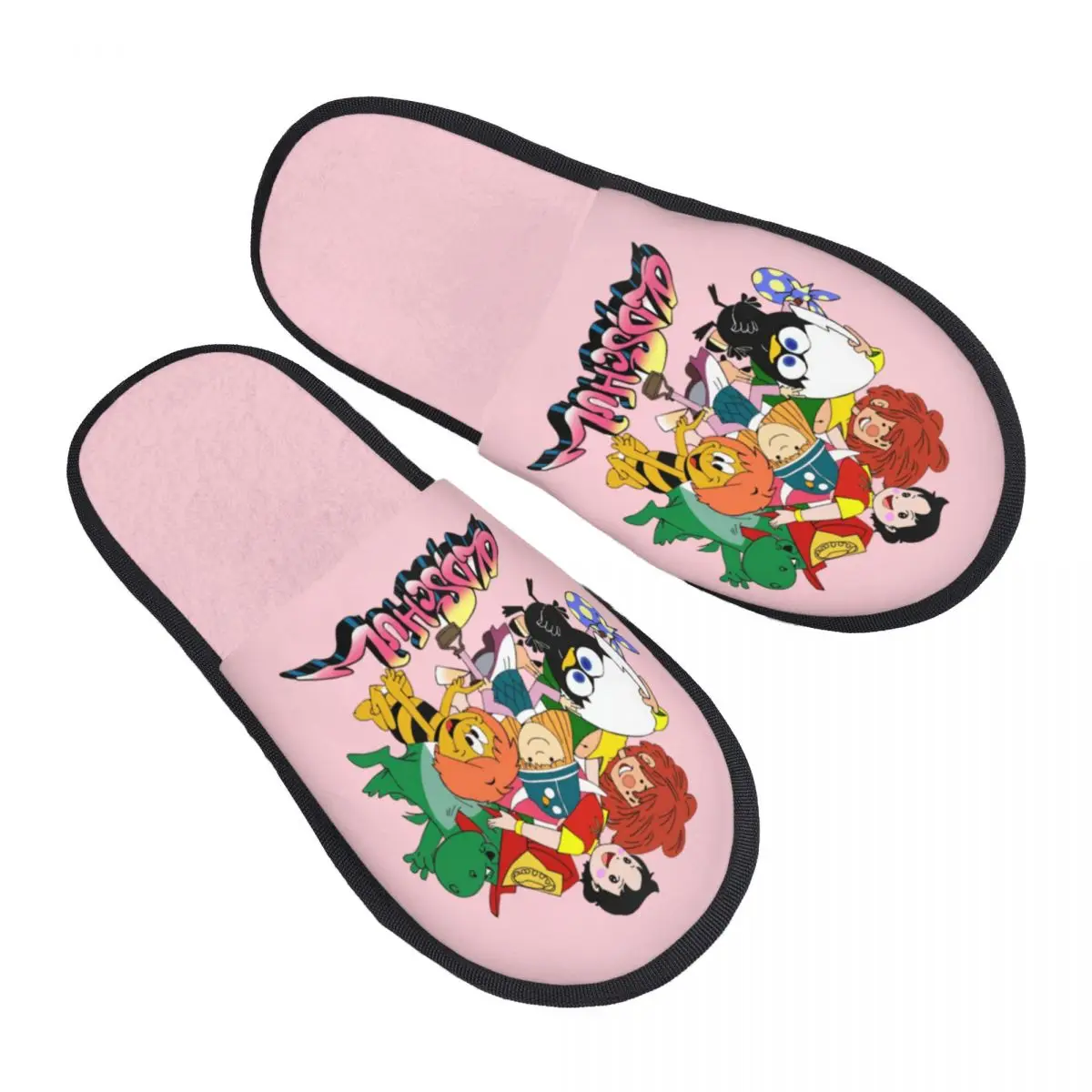 Zapatillas de casa de dibujos animados Maja Heidi Wickie Grisu Calimero Pumuckl para mujer, zapatillas de espuma viscoelástica suave de Italia Anime, zapatillas de Hotel sin cordones