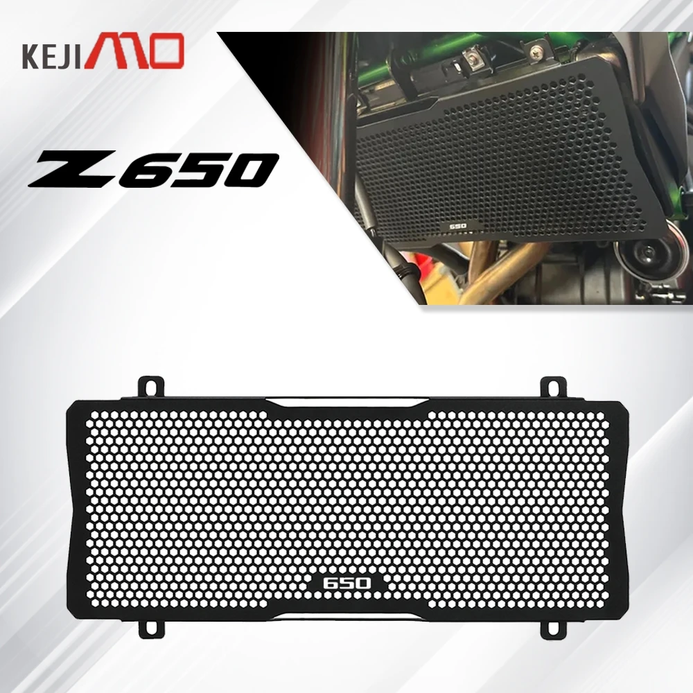 

Motorcycle Radiator Grille Guard Cover Protection For KAWASAKI Ninja 650 Tourer Z 650 Urban Performance Z650RS Z650 2017-2026
