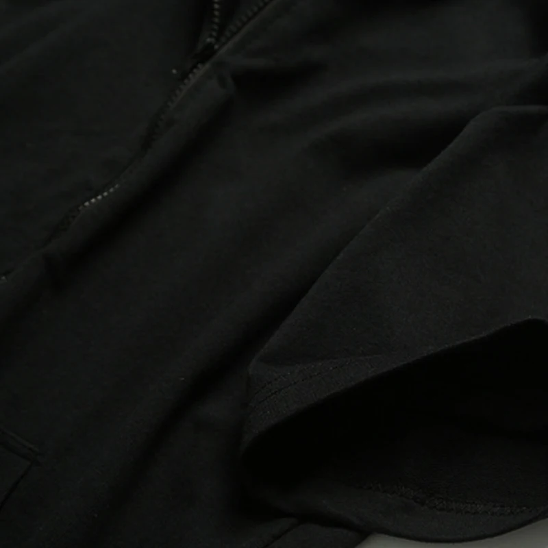 Hoodies de manga curta masculino, jaquetas casuais, fashion