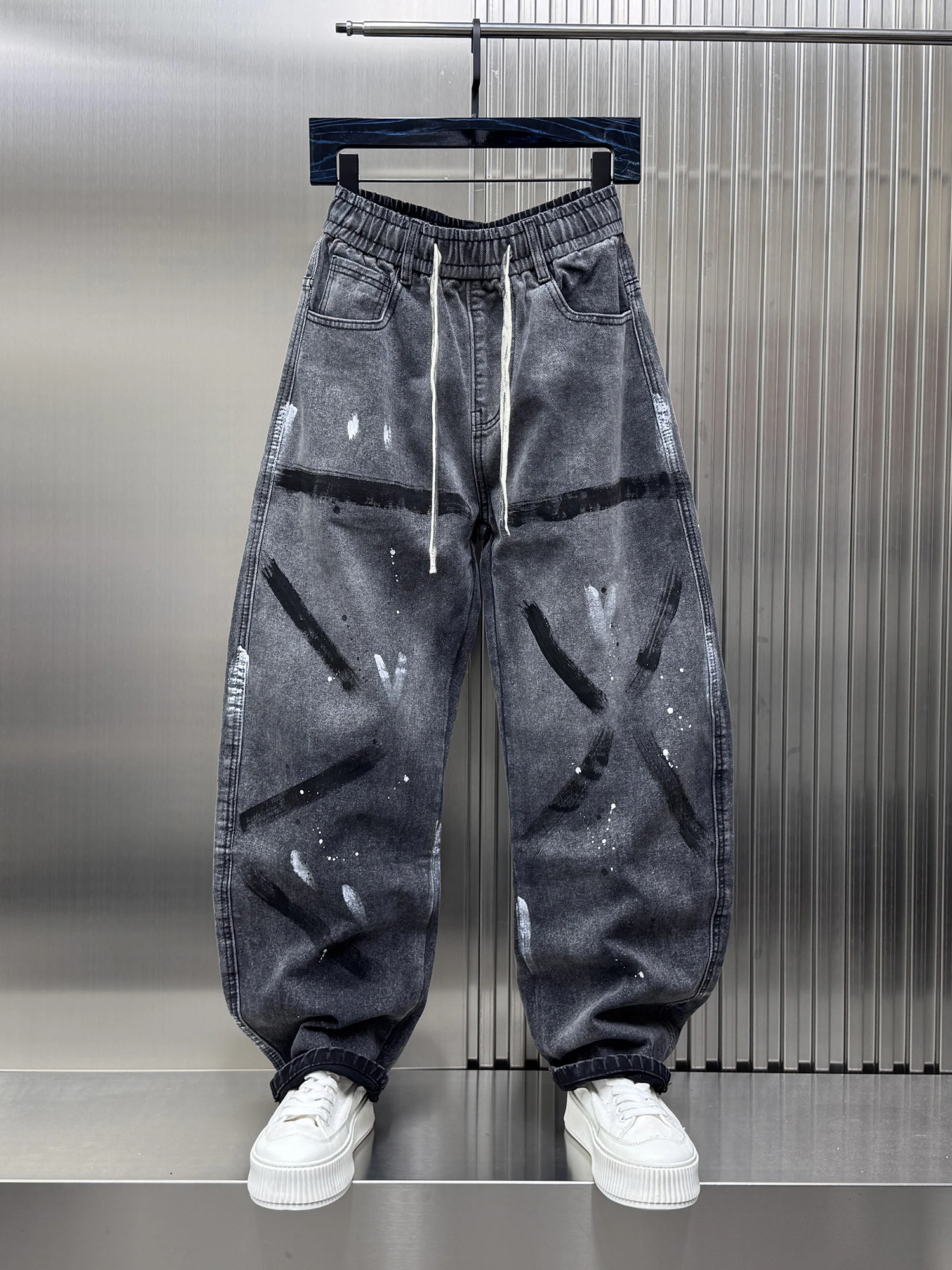 

Waed American Trend fiti Retro Straight Leg Jeans Men's 2025 Autumn New Korean Version Haome Casual Pants