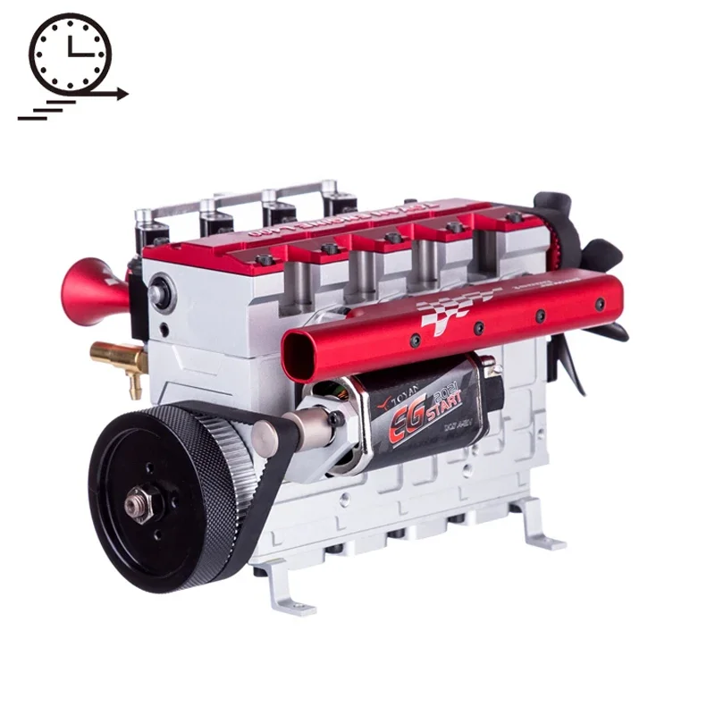 TOYAN FS-L400 14CC Four Cylinder Water Cooled Nitro Engine Model Toy Full Metal Suitable for RC Car Model Boy Toys