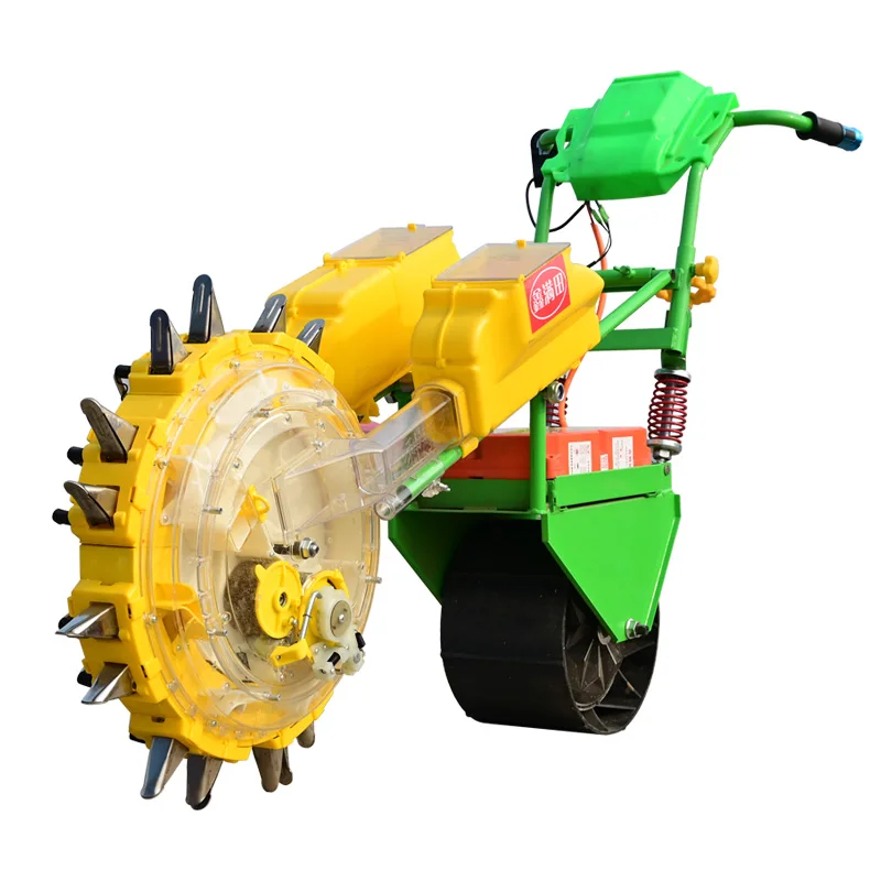 Hand push electric planting peanut corn soybean planter small machine agricultural multi-functional fertilization