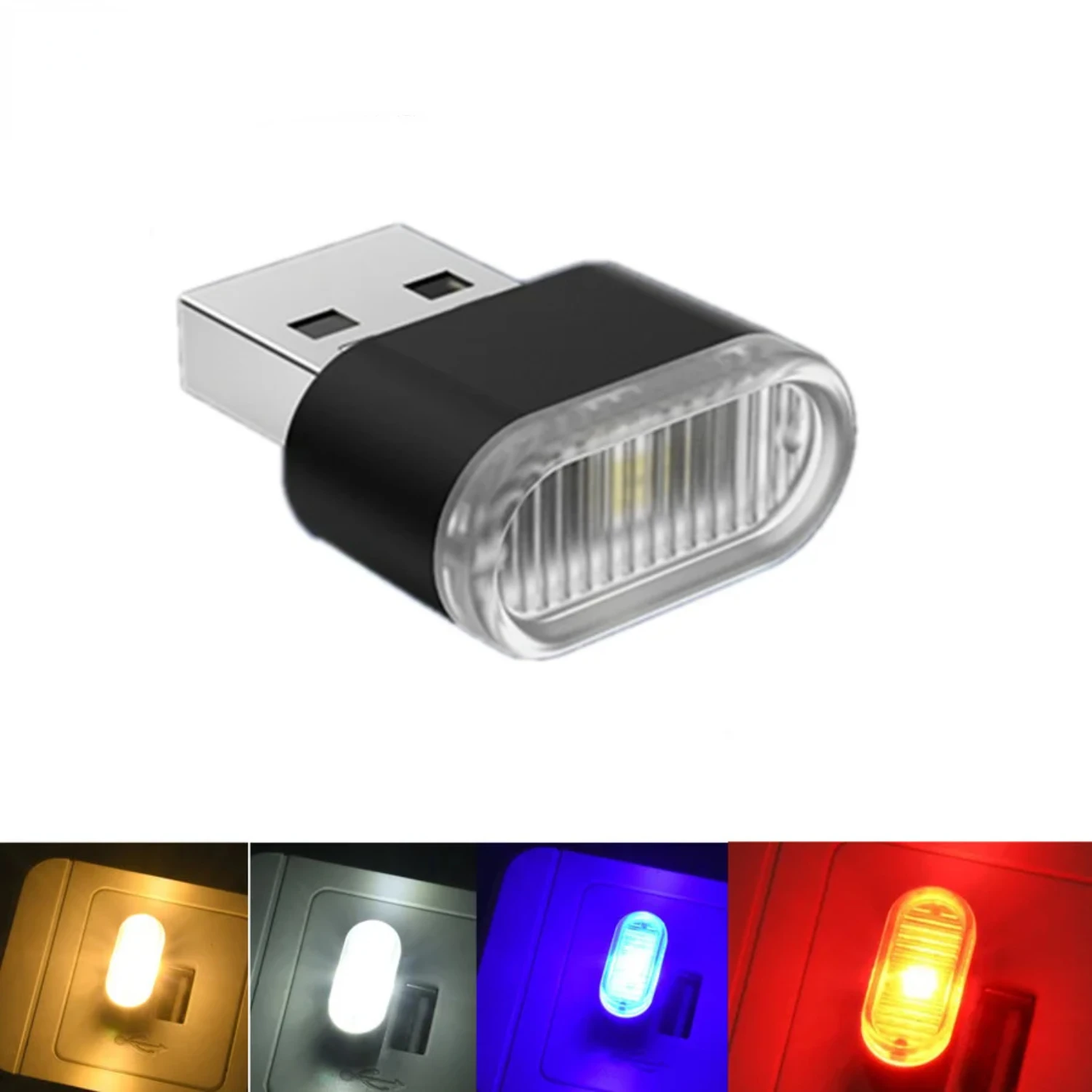 เปลี่ยนรถของคุณด้วยไฟกลางคืน LED Mini USB มีสไตล์ - เลือกจาก 5 สีเพื่อประสบการณ์การขับขี่ที่หรูหรา