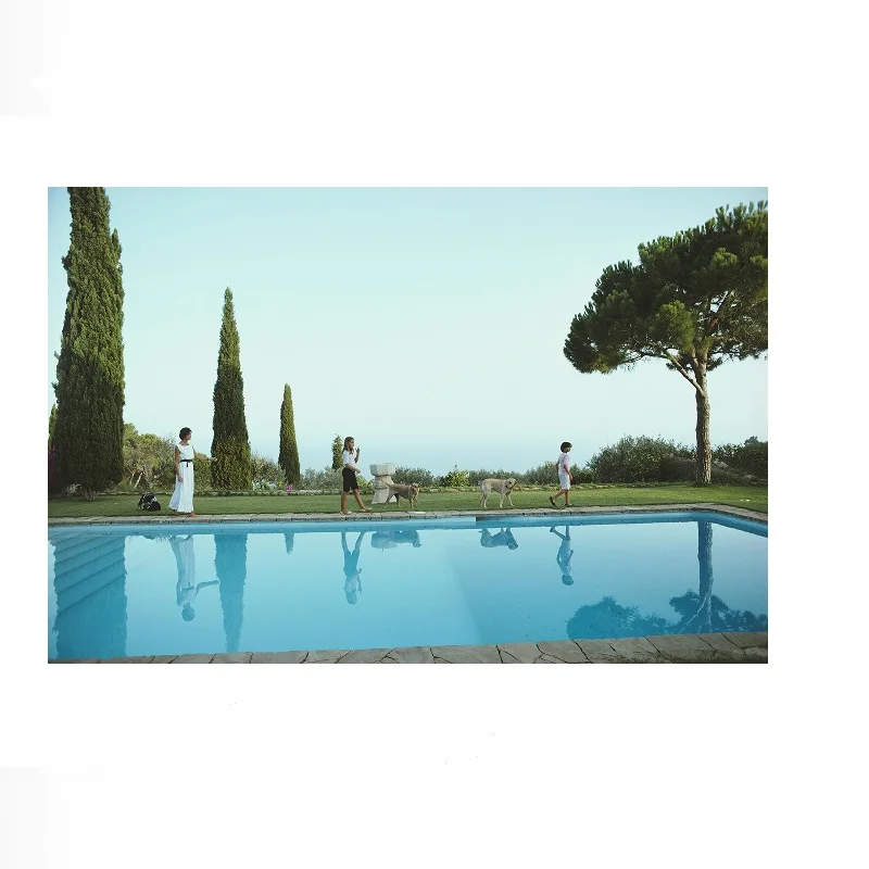 Slim Aarons 'Roca Llisa', Print Art Canvas Poster, Living Room, Home Wall Decor Picture