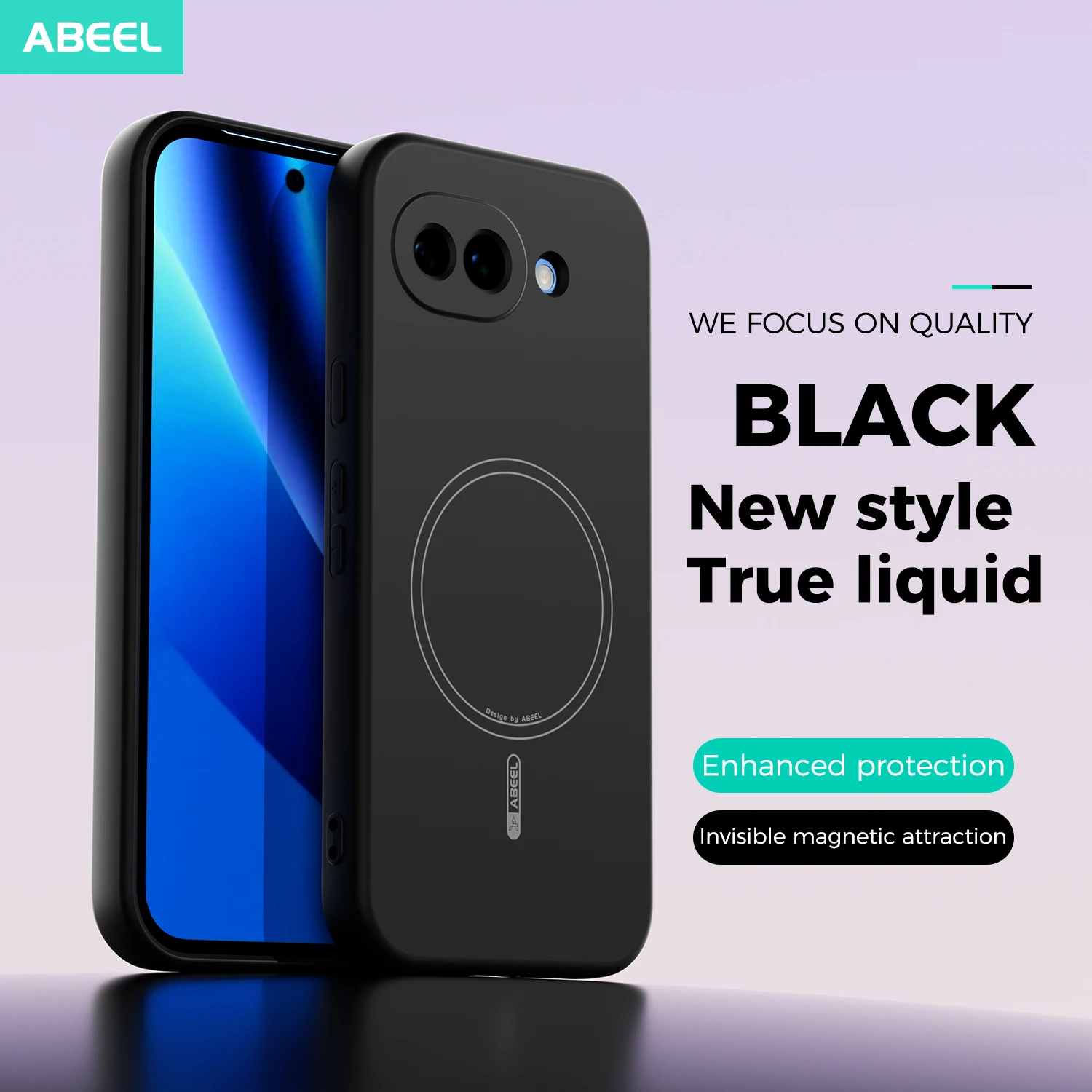 

For Google Pixel 10A Case Hand Feel Liquid Silicone Magsafe Soft Mobile Phone Cover