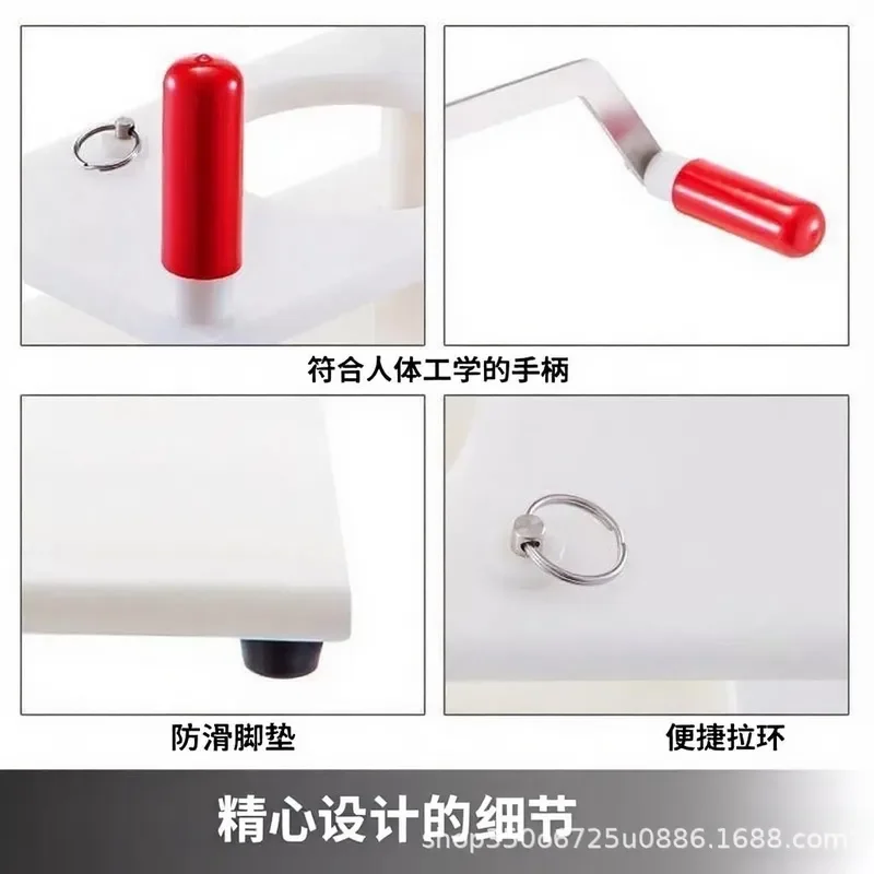 New Plastic Hamburger Forming Machine for American Hand Pressed PE Meat Patty Maker Overseas Hot Sale