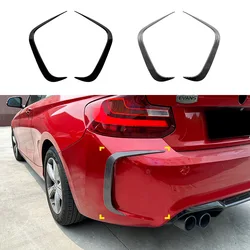 Car Rear Bumper Splitter Side Spoiler Air Vent Wind Knife Body Kits For BMW 2 Series M2 F87 2016 2017 2018 2019 2020 2021