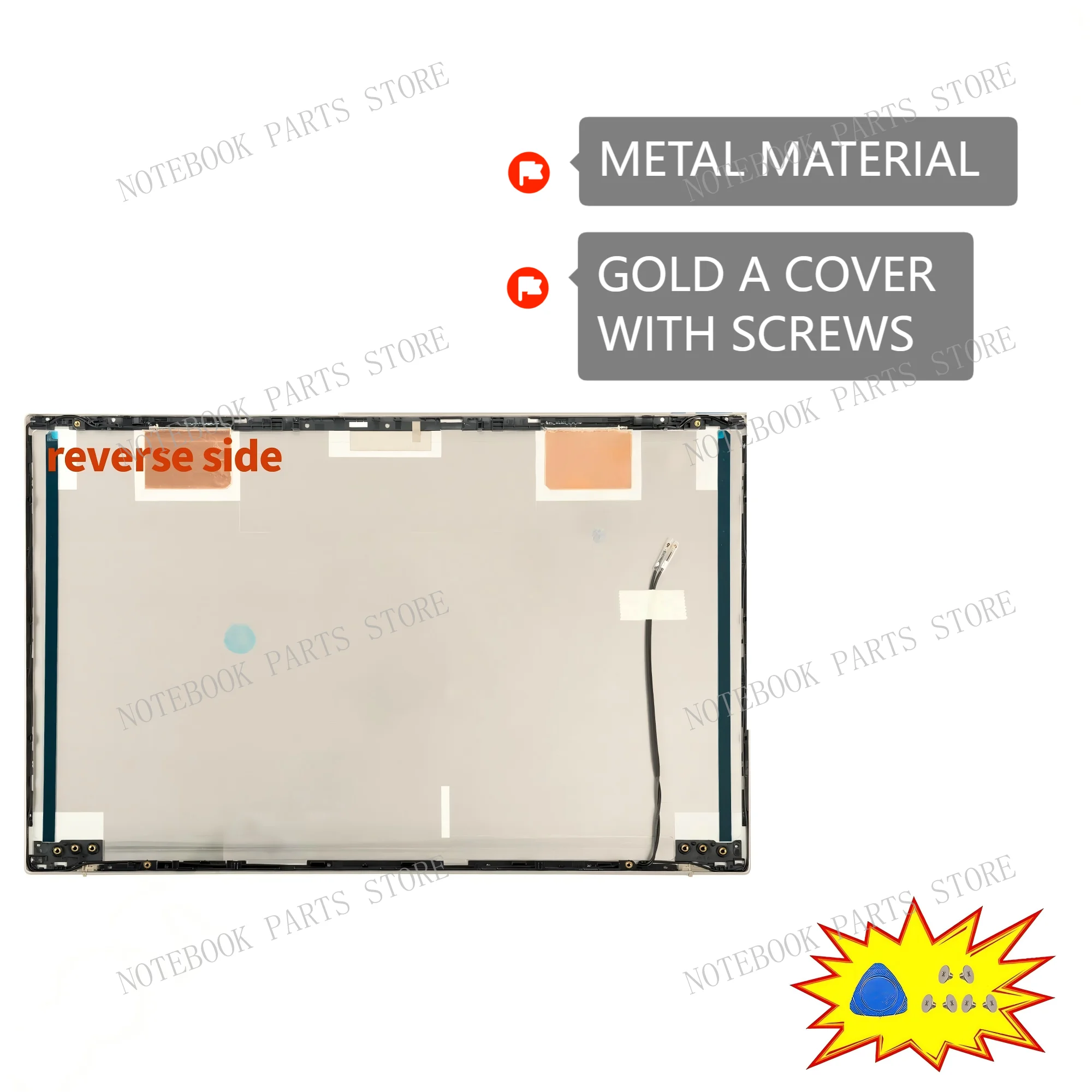 Новый чехол для ноутбука Pavilion 15-EG 15-EH 15Z-EH 15Z-EG TPN-Q245/Q246, задняя крышка ЖК-дисплея/передняя панель, петли, замена Bule/серебристый/золотой