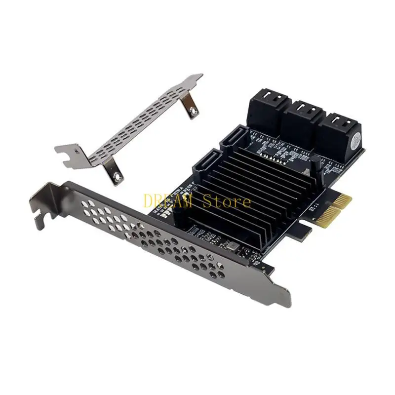 PCI for Express to 8 Port Controller 6Gbps Hard Disk Conversion Card Adapter PCIe Expansion Riser Card For Best Sale