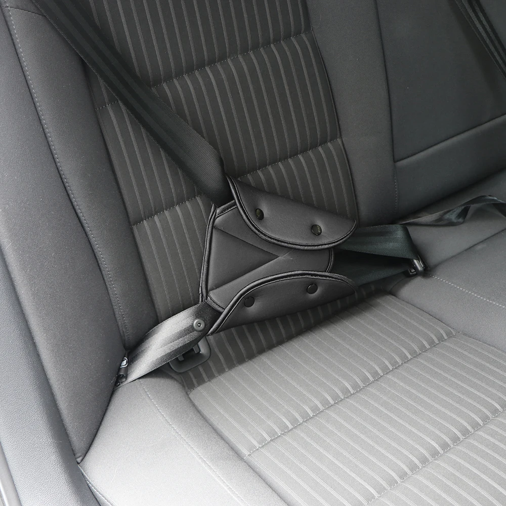 Car Safety Belt Cover Sturdy Adjustable Triangle Safety Seat Belt Pad Clips Baby Child Protection Car-Styling Car Goods