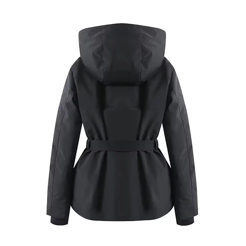 Faionable Snow Sports Series Warm Katoen Jaet Bovenkleding Nieuwe collectie ZR Sle Dames ort Jas Polyestervezel Lang S...