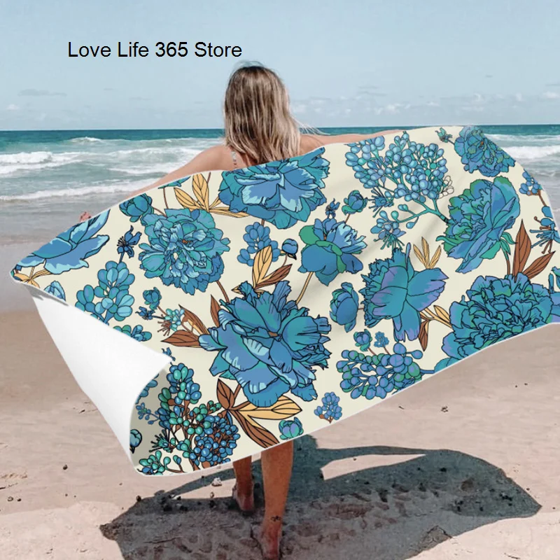 New Ethnic Style Beach Towel Quick Drying Bath Towel Swimming Pool Travel Portable Towel Home Decor Textile Comfortable Summer