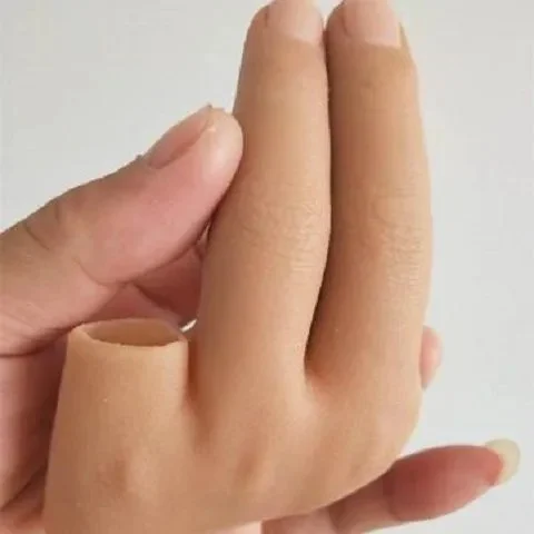 The disabled finger fake finger glove the disabled finger custom-made fake palm simulation finger