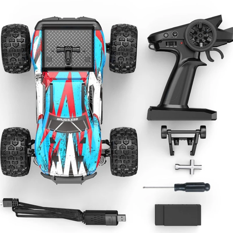 Cool Stuff Toy Car Funny Gift-65km/h Szybka ciężarówka 4WD Rc, bezszczotkowe wyścigi terenowe Rc Cars, samochód sterowany Temote, zabawki dla chłopców