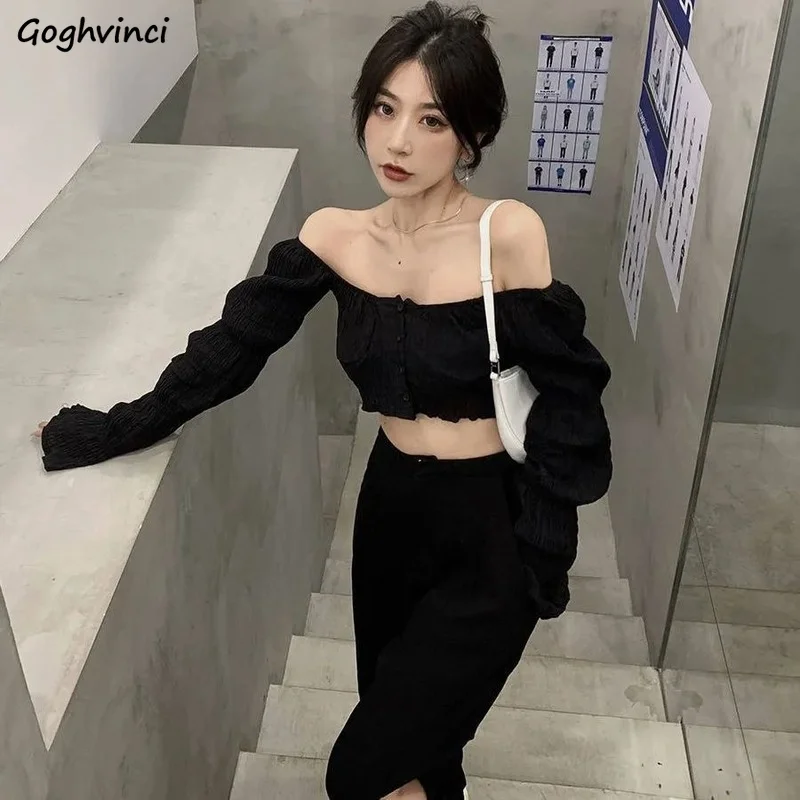 Blouse نسائية بتصميم كوري أنيق بياقة مزينة بأكمام مُنتفخة – تقييم شامل لـ collte من AliExpress