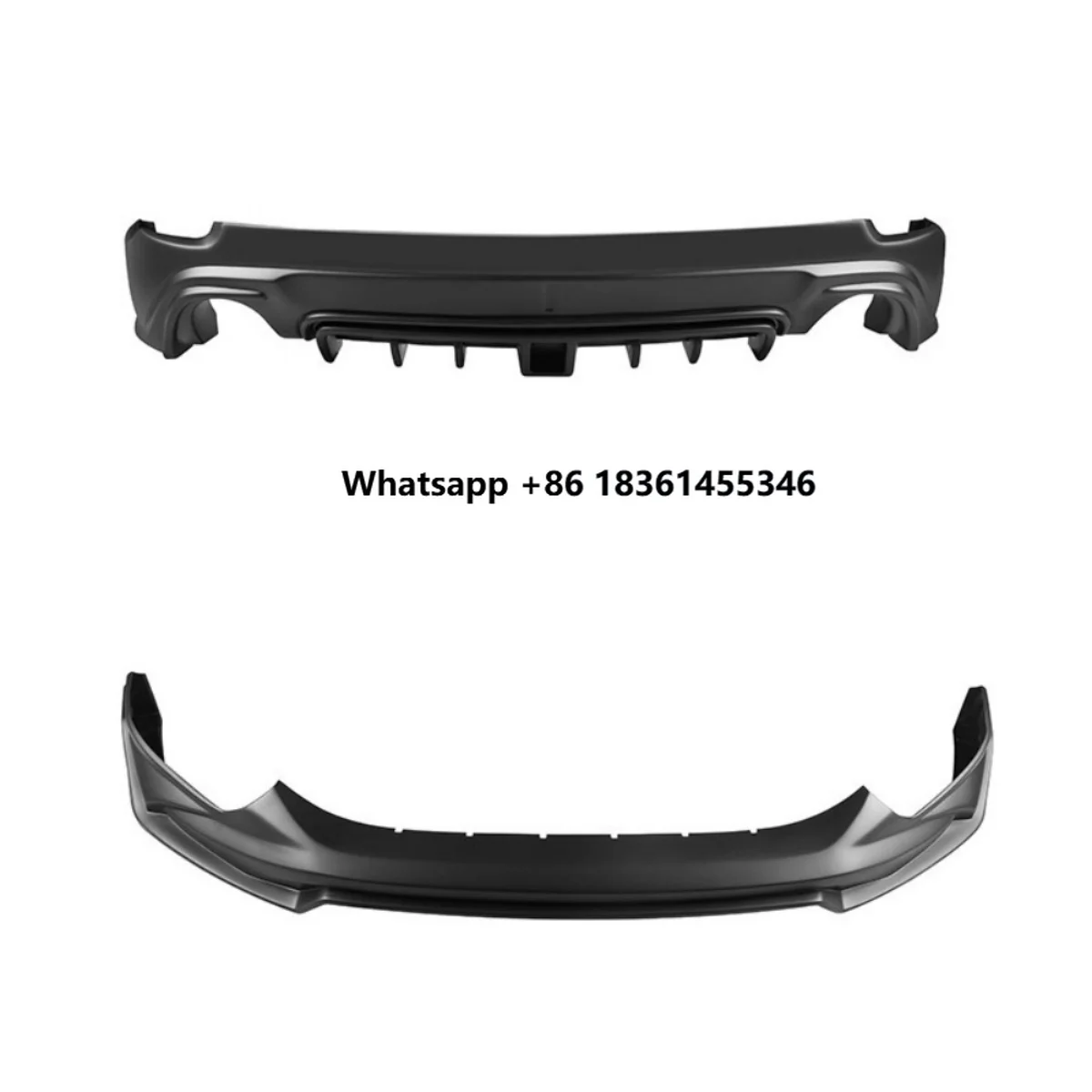 

For CX5 Modified Shovel Sopiler Surround Auto Accessories Unpainted Matte Black Car Front Rear Lip Assembly