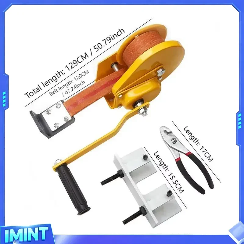 Boasta Manual Drawing Bench Kit for Jewelry Gold Wire Pulling - 3 Piece Set with Belt Winch, Clamp & Pliers Jewelry Making