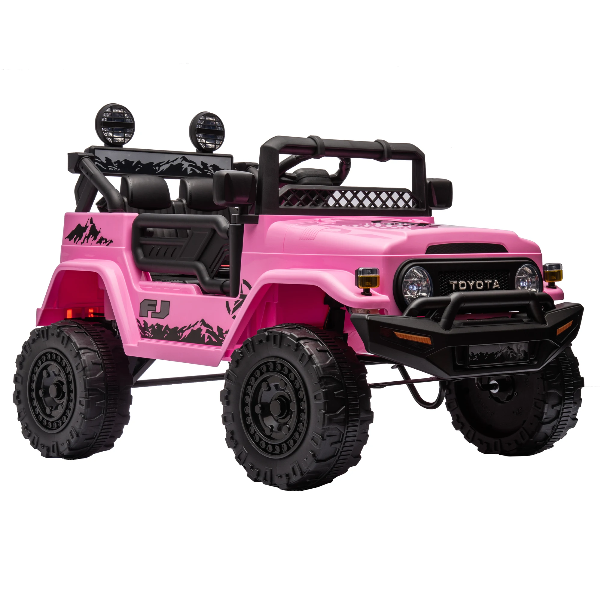 Licensed TOYOTA FJ Cruiser,12V Kids ride on car 2.4G W/Parents Remote Control,electric car for kids,Three speed adjustable,Power