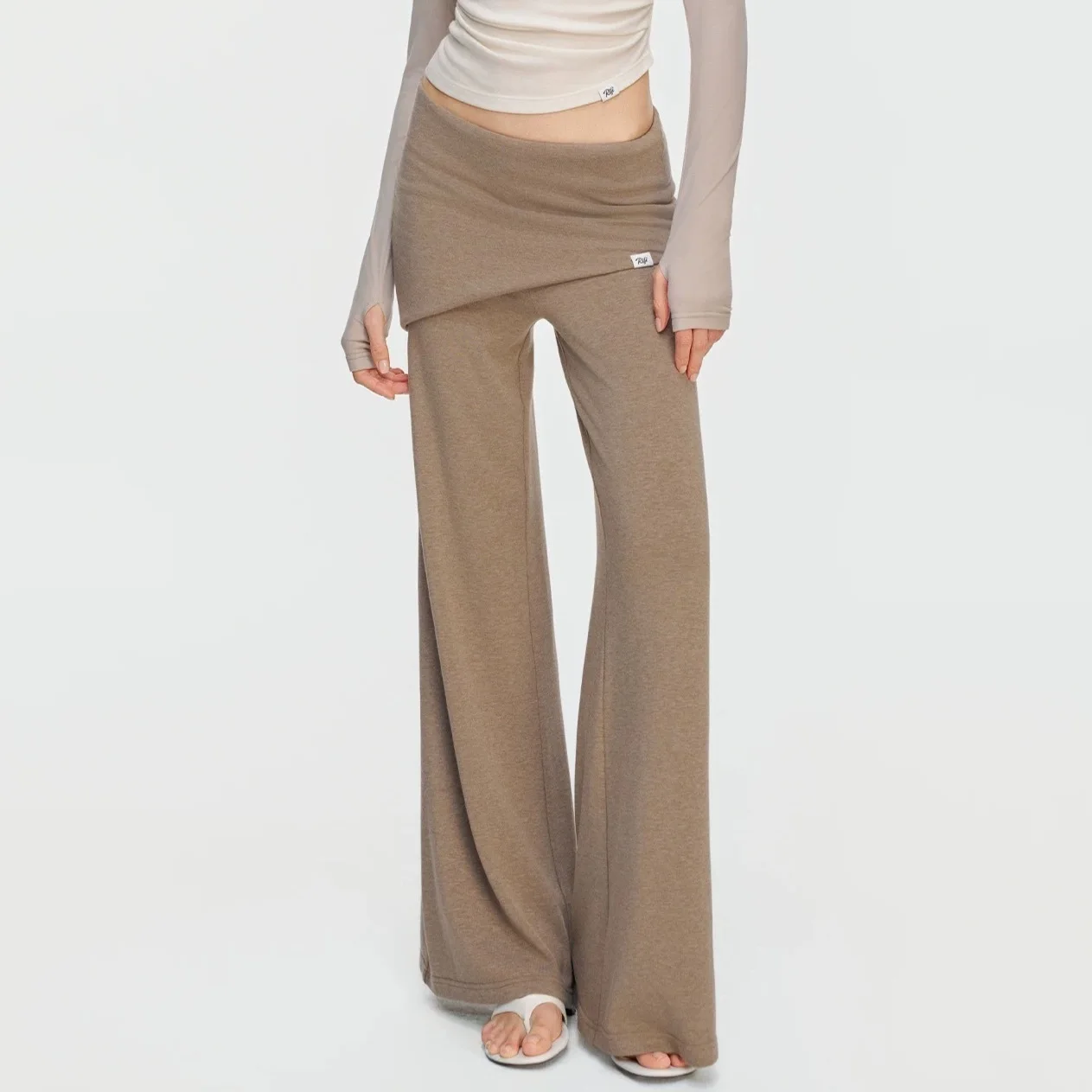 

2026 Arrival Women's Slim High Stretch Flare Leg Pants Casual Loose Fit Daily Commuter Sports Trousers