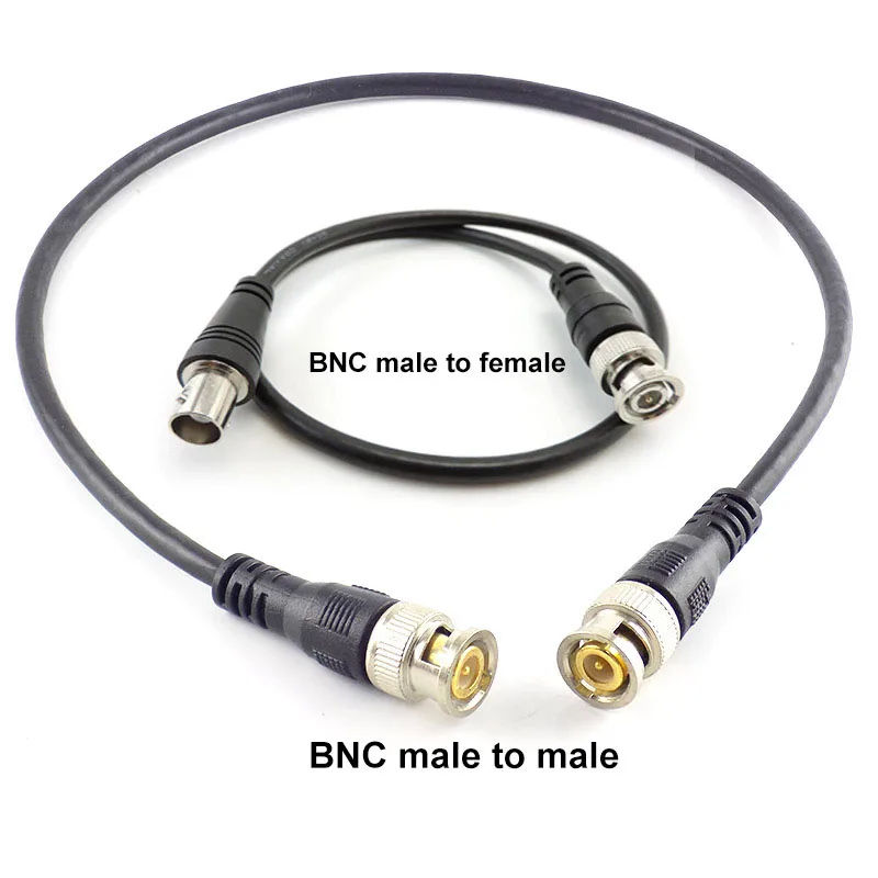 0.5M 1M BNC Male to Female male video connector cable Plug for CCTV Security Extension Coaxial Line wire camera Monitoring p1