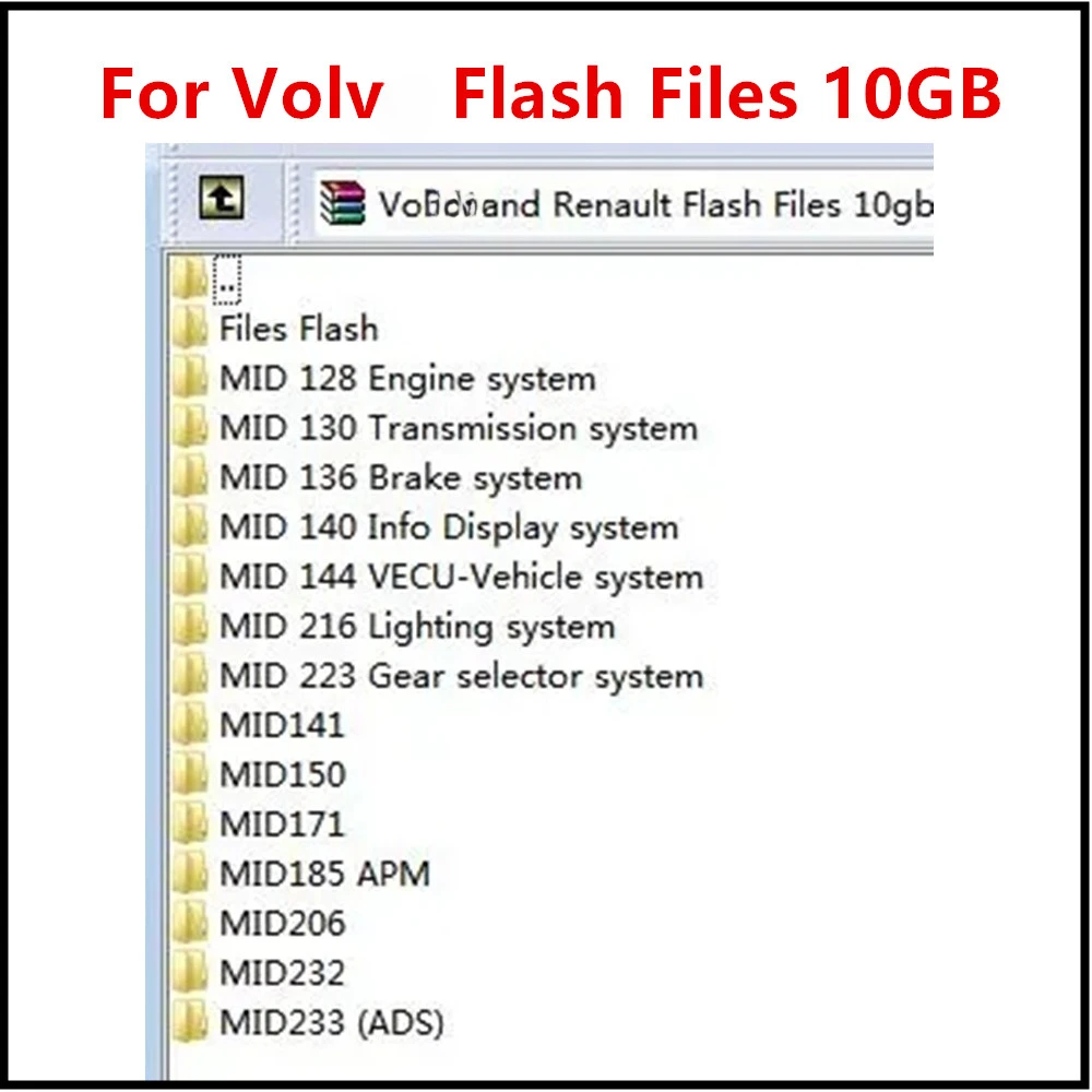 10GB Flash Files  for VolvTrucks  for Renault TRUCKS  Newest Flash Files 10GB with Install Video Guide