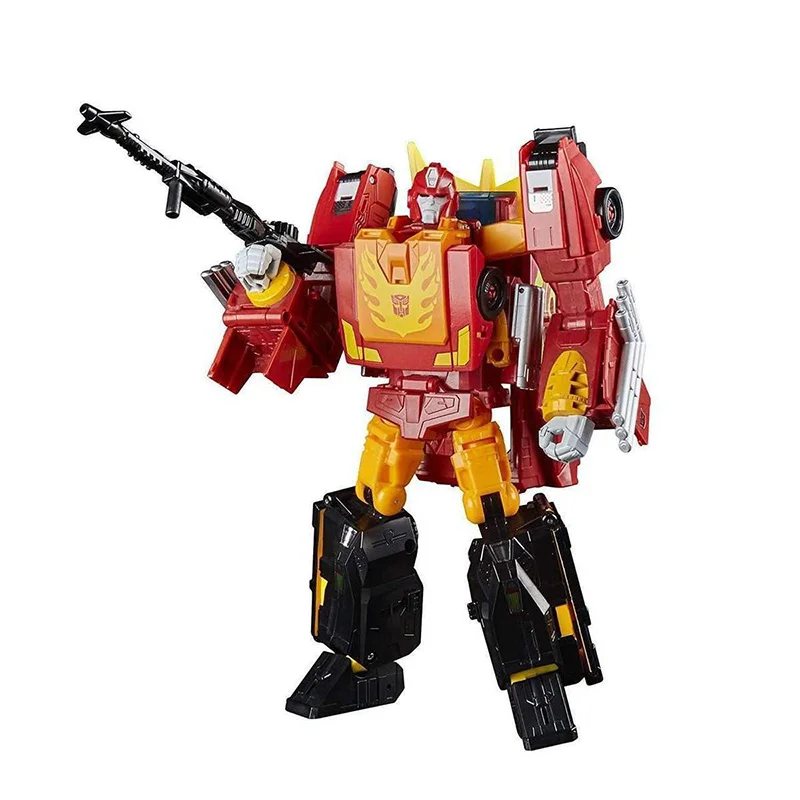 Hasbro Transformers Power of The Primes Rodimus Prime Hot Rod 20 cm Leader Class Original Actionfigur Modell Spielzeug Geschenkkollektion