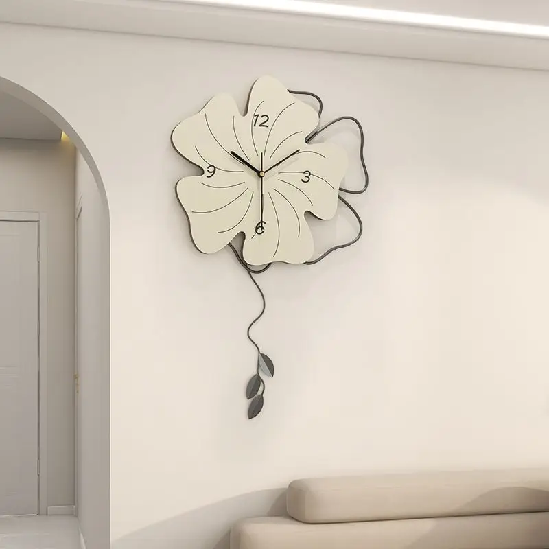 

Wall clock living room fashion clock home fashion high-end TV wall creative wall clock
